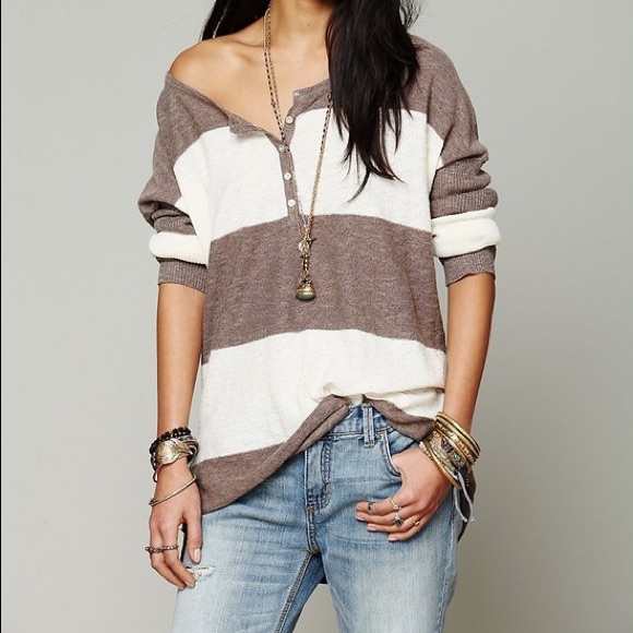 Free People Tops - Free people Gold Rush Henley